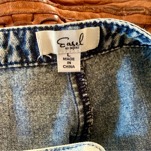 EASEL High Hopes Oversized Baggy Overalls - Picture 10 of 11